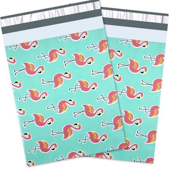 poly Other - 🎉LAST SET🦩 20 Designer Flamingo Poly Mailers- 10 x 13 inch